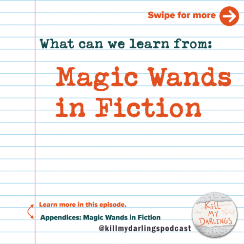  Some writing tips learned from the history of magic wands in fiction. Taken, of course, from my lat