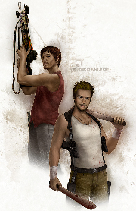 dingoespain:  It’s a Flandus sort of day. Watching the Saints. Beautiful art by