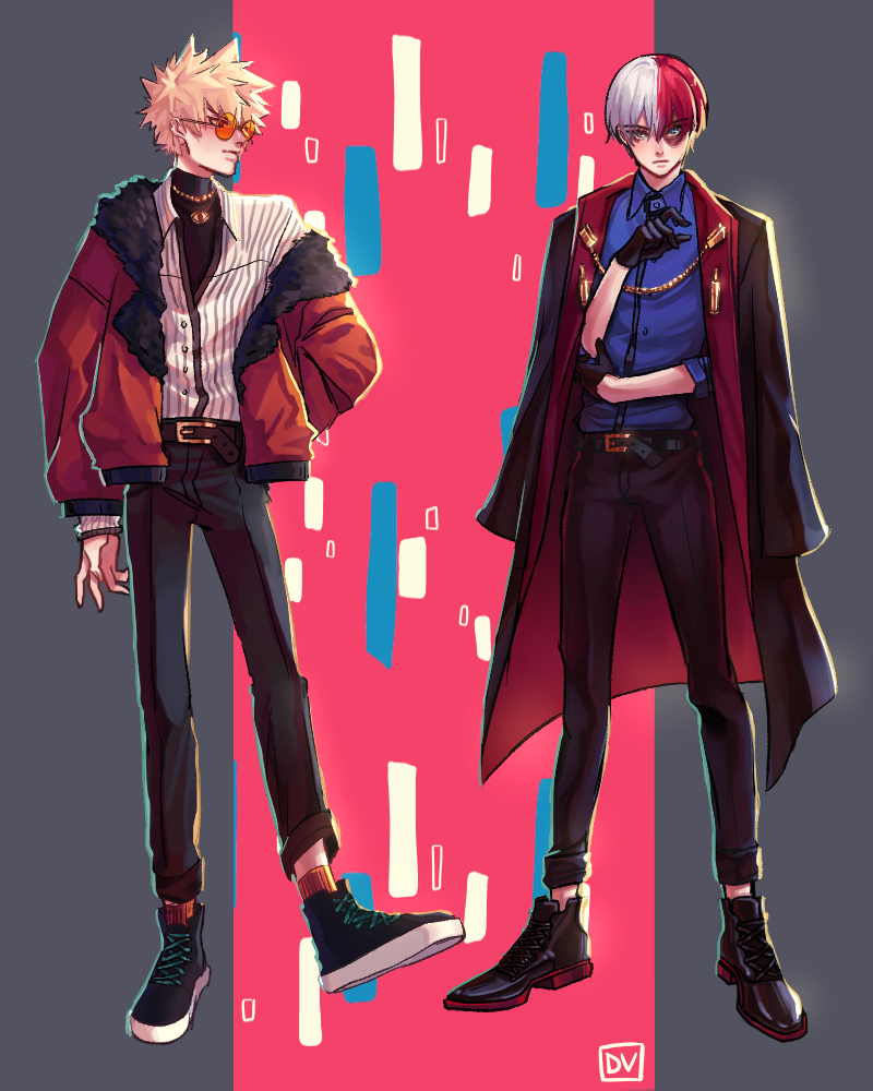 zetsukoshi:  some mafia/fashion au todobaku i forgot to post   my hc is todoroki