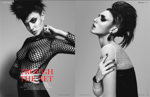 pucaramakeup:Ellements Magazine - ph Lucas Maciel - Model Amira Chediack @ Civiles - Makeup + Hair S