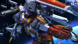 absolutelyapsalus:  Perfect Gundam by S.HASEGAWAONE &amp; TWO!
