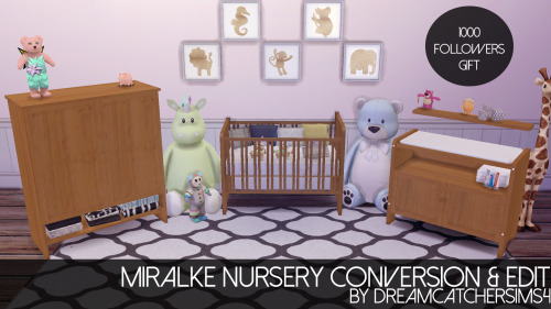 pixeldreamworld: Miralke Nursery Conversion - 1k Followers Gift!! To celebrate hitting 1000 follower