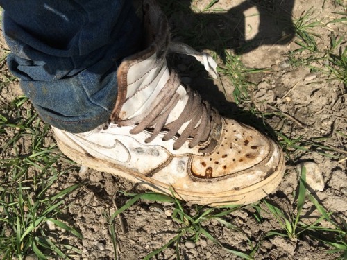 Outdoor, pissed jeans, shit and piss filled Nike AFOs II. Videos will follow ;)