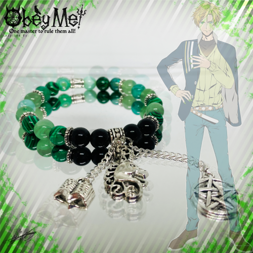 Back again with otome themed bracelets, don’t mind me! XD I had so much fun coming up with these des
