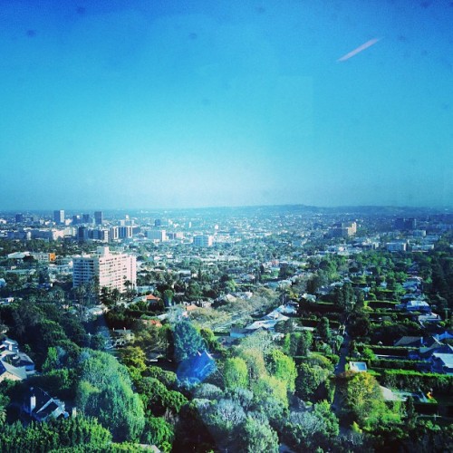 finnharries:  Awesome view over Hollywood from Soho House!