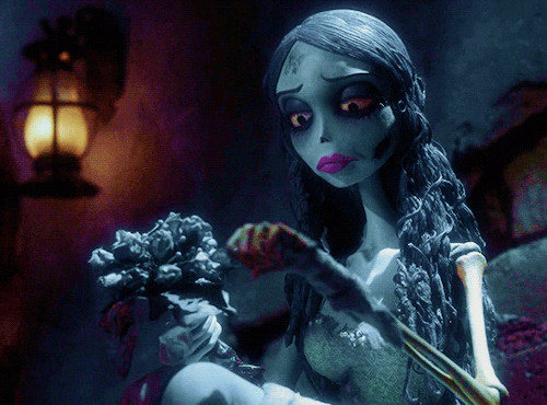 stevielynnicks:my favorite film characters 💜: emily from corpse bride (2005) “i’ve spent so long in the darkness, i’d almost forgotten how beautiful the moonlight is.”