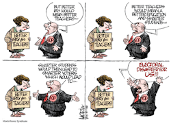 cartoonpolitics: (cartoon by Jim Morin)