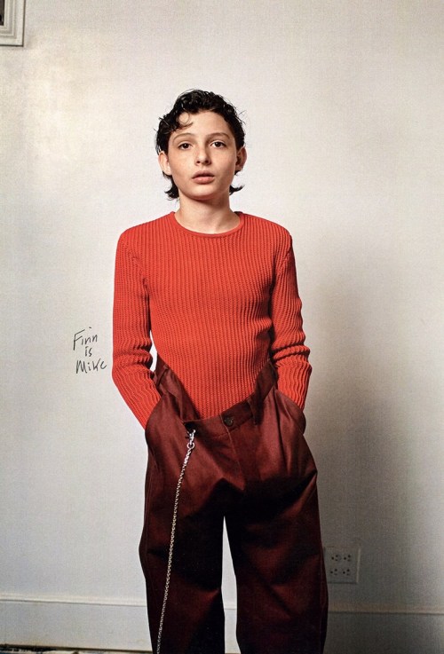 fuckrashida: coolnicegurl:  finn wolfhard by collier schorr for dazed winter 2016 GO OFF