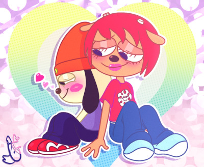 ✧ go back into your endless dream ✧ — Do you guys remember my PaRappa x  Sunny fankid