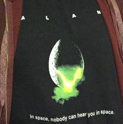 sludgewarden:  mendelpalace:  “In space, nobody can hear you in space.”  Alan 