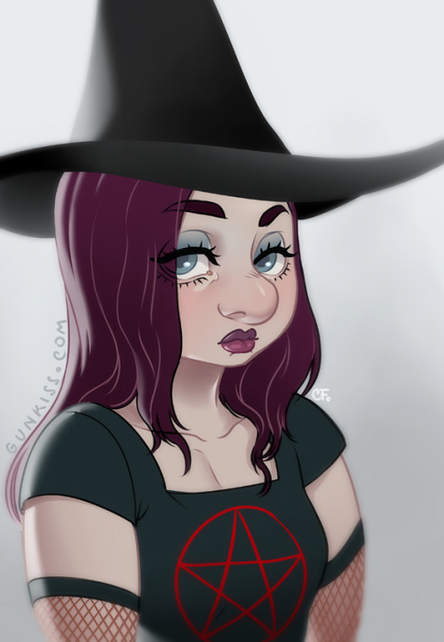 gunkiss:  Quick color sketch of Gretchen from Zombillenium (Comic) Small personal review on the cut: Read More 