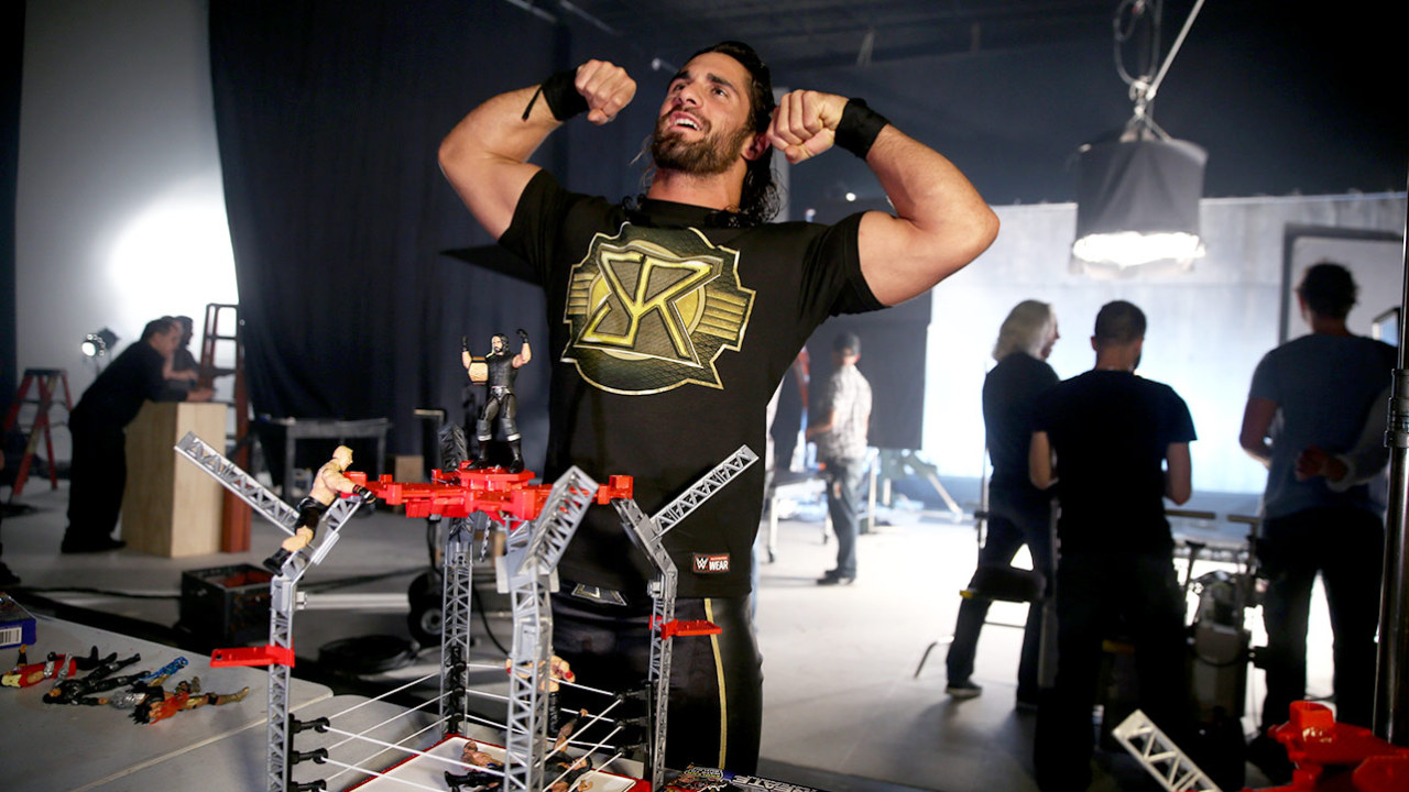 sethrollinsfans:  Behind The Scenes of Mattel’s Create a WWE Superstar Commercial