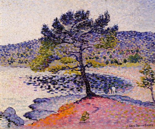 artist-cross:  The Beach, Evening, 1902, Henri-Edmond CrossMedium: oil,canvas