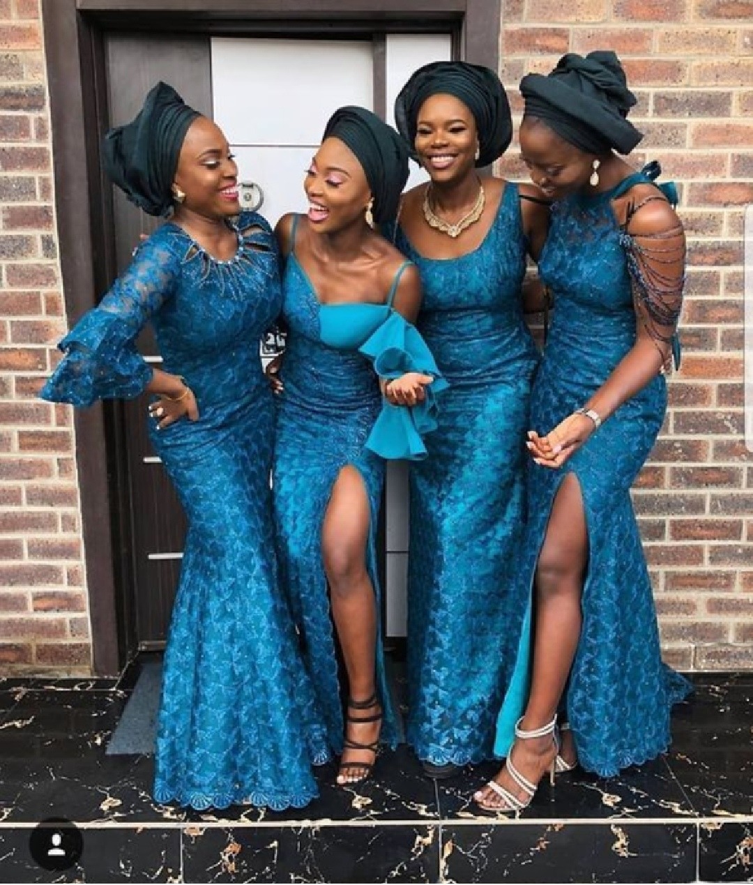 aso ebi bridesmaids