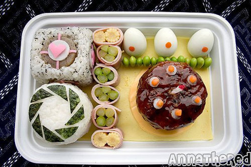 grapplemace: theomeganerd: Video Game Themed Lunches  Via Imgur Someone please make me a bento 
