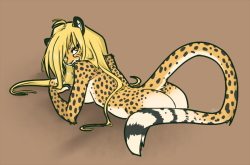 fkevlar:armiyana:Mihari~Because I don’t draw cheetah anthros in natural colors very often. Hahah.  reblog cause its so awesome and needs to be seen!  Sexy cheetabum~ owo