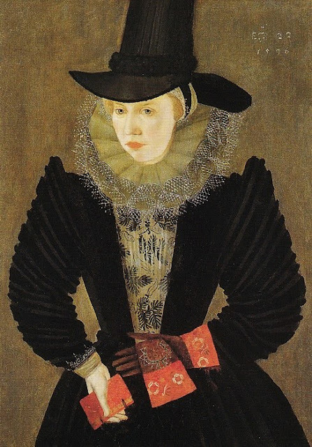 Joan, 1st wife of Edward Alleyn by an artist of the British School, 1596