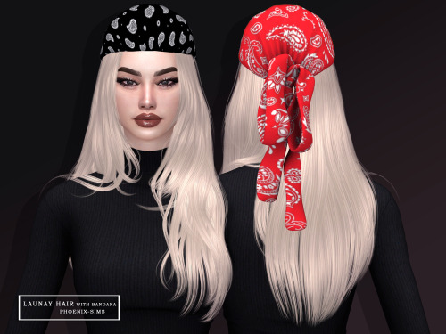  Sterling Hair: [DL]; Cataleya Hair: [DL] (free!);Launay Hair with Bandana: [DL];Matilda Hair: [DL];