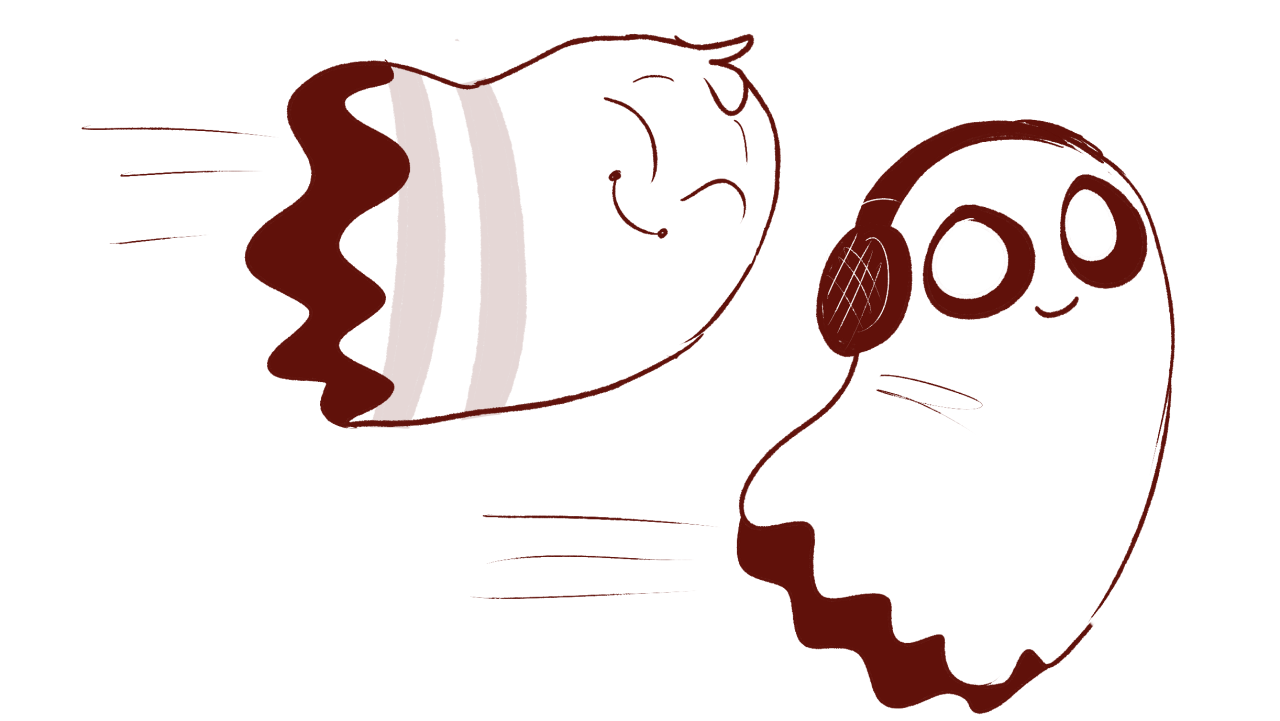 mudkipful:  doodled some Napstasmol (younger version of napstablook by my friend)