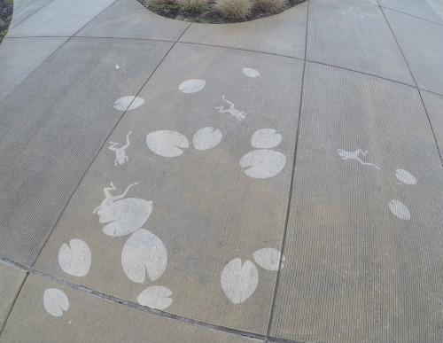 itscolossal:  A New Series of Water-Activated Artworks on Seattle Sidewalks that Only Appear When It Rains