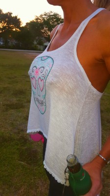 Mrshotblonde36Candhusband:  Just A Milf Day In The Park With Hubby Doing What He