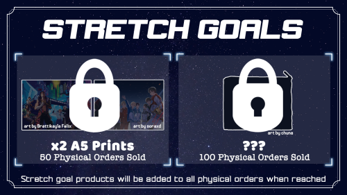 Preorders are now open! Come take a look at all the shiny merch, art, and writing that our 22 contri