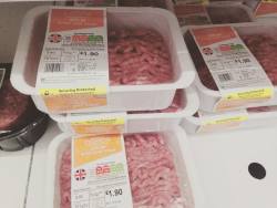 Things getting that bad that the basics £1.90 mince has to be