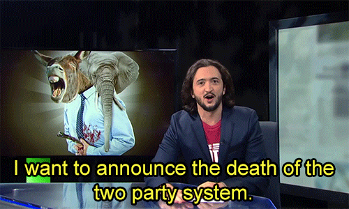 redactivist:  Redacted Tonight with Lee Camp [#99]  “We now have a system where the Republican is just a reality show corporatist and the Democrat is an Oligarch Republican. Even, self-proclaimed evilest man alive, Charles Koch, even he said he might