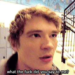 fuckyeahmichaeljones:  when someone tells you to swear less 