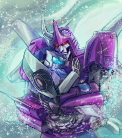 knockoutsthighs:  katyamondfische:  this is for the tformersgiftexchange2014 &lt;3 I got knockoutsthighs who request something cute for cygate the original idea was cyclonus running his jet engines to keep tailgate warm on an icy planet but i got carried