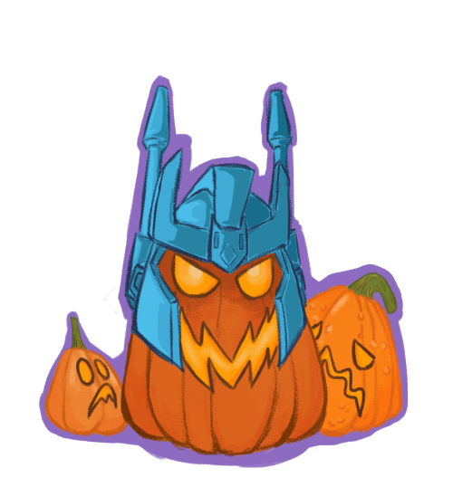skeleton-magnus:spooky, scary, killer pumpkinreblogging old art because i haven’t thought of n