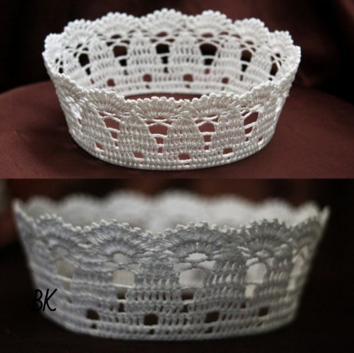 snazzy-yarn: mycrochetinspiration: Crochet crowns They are so lovely.