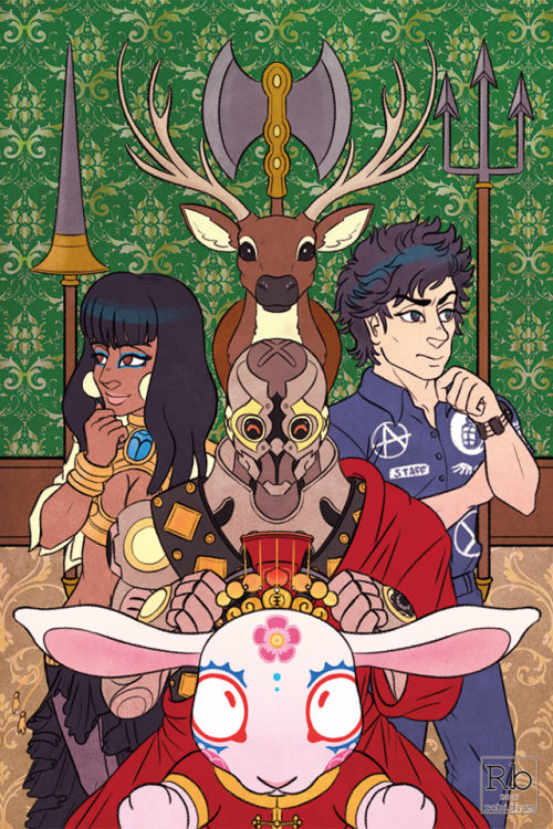 robidium:And here’s the second piece I drew for the @zeroescapezine VLR zine! The rec room was so go