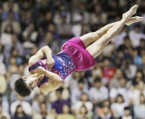 Shirai heads to gymnastics worlds after winning floor title at nationals Kenzo Shirai booked his pla