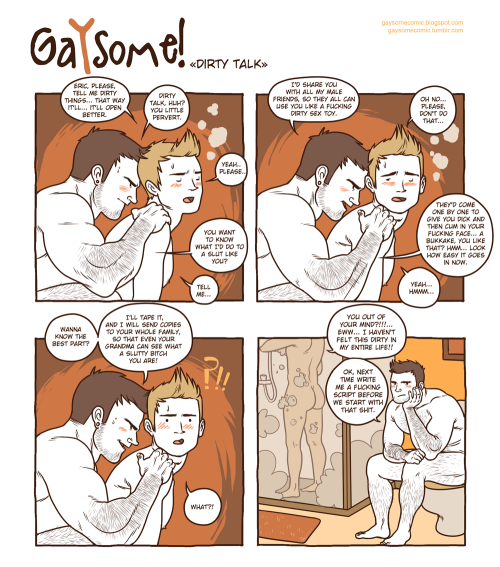 gaysomecomic:  20. Dirty talk 