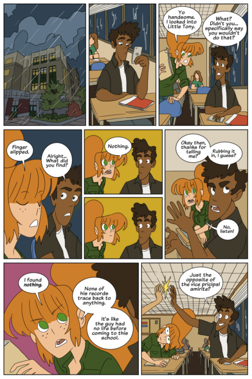 jodocho:  Becky Bishop and the Case of the Whistleblowers Part 1 (pages 1-10)[Part 2 will go up Wednesday, November 8th]