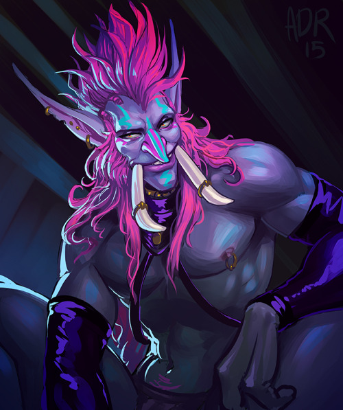 deathspeaker:  wtfarraki:adrhaze:My shammy is an electric glam troll.Yes to more electric glam trolls. Beautiful colors!  Holy Mother of Thor…