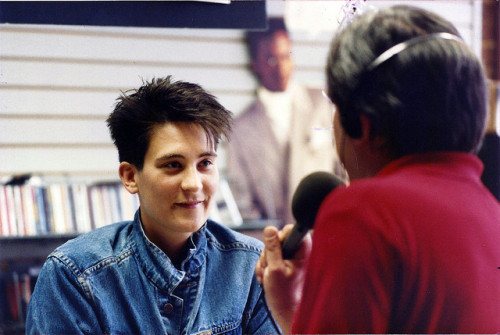 sangfroidwoolf:k.d.lang promoting Absolute Torch and Twang at The Record Bar, Franklin Street, Chape