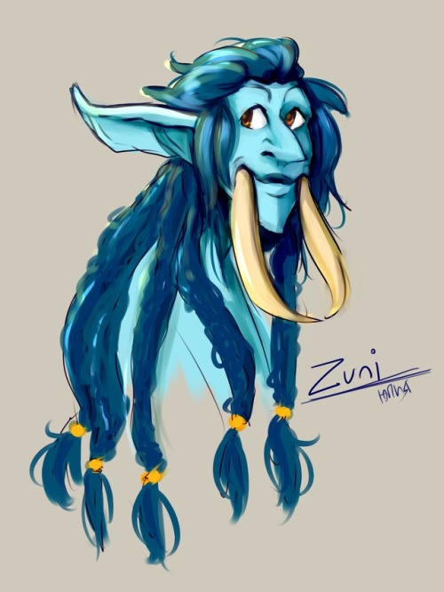 All I want for Christmas is more fanart of Zuni. I cried the first time I played the starting troll 