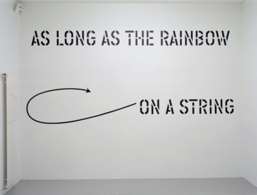 artruby: Lawrence Weiner. 