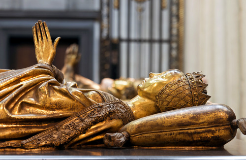 The bronze tomb of Mary of Burgundy (d. 1482) made in 1502 after a wooden model of Jan Borman (somet