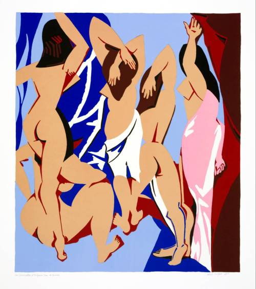 Les Demoiselles d'Avignon Vues de Derrière, by Patrick Caulfield, Prints and Drawings Rooms, Tate Br