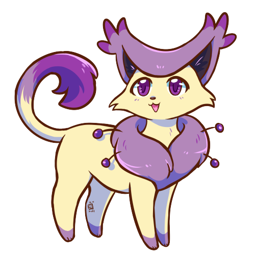 Huevember 14 - a Delcatty with some artistic liberties to incorporate the hue a little moreThose in 