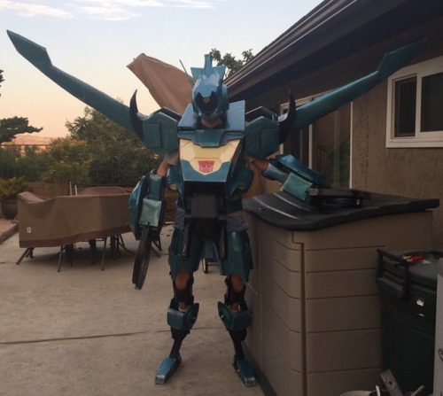 ninjatomomi:  July 8, 2017  WHIRL IS DONE (99%)!!! The last 1% are some last bit details that might not travel well and some cloth bits that I haven’t had time to do today (one of which is the anchor for the ankle covers so that they don’t twist like