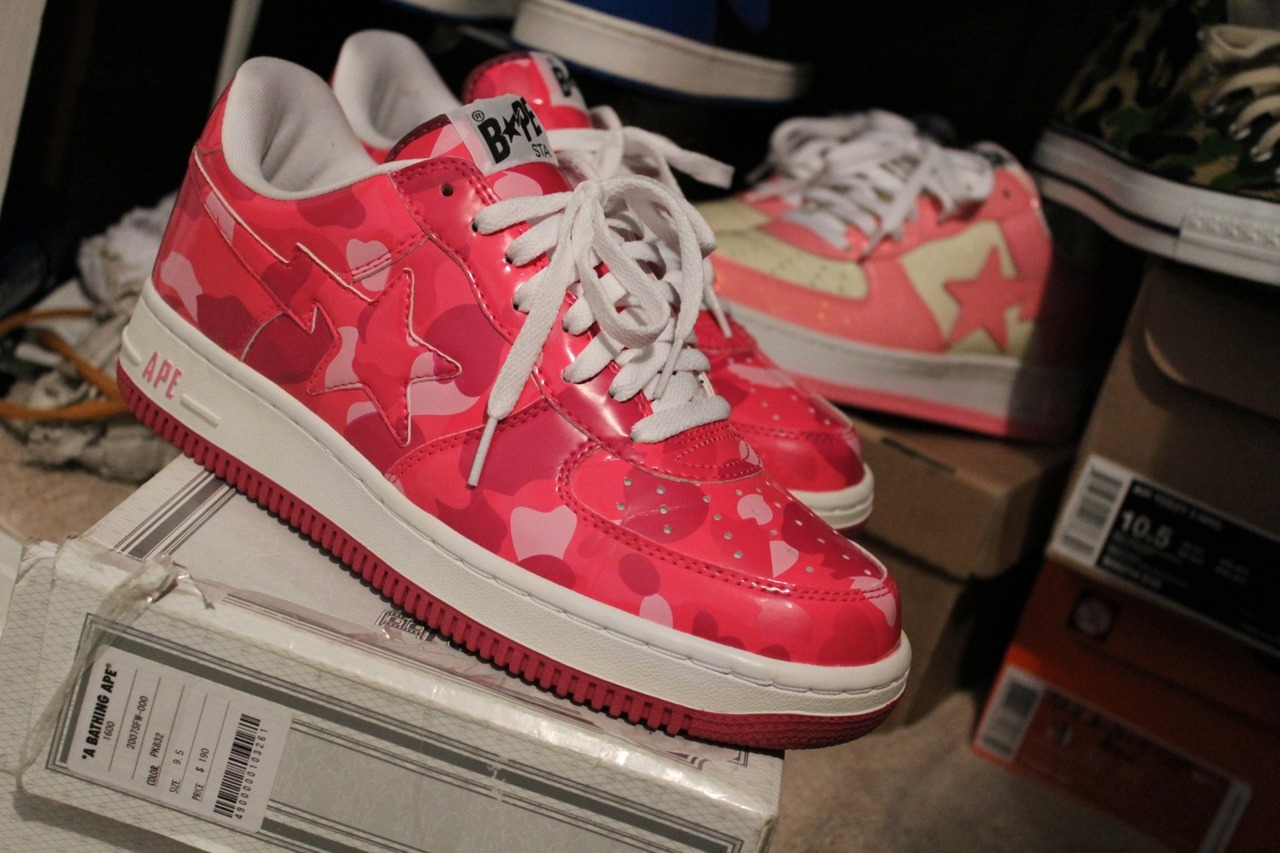 red camo bapesta