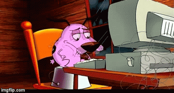 Featured image of post Courage The Cowardly Dog Screaming Gif