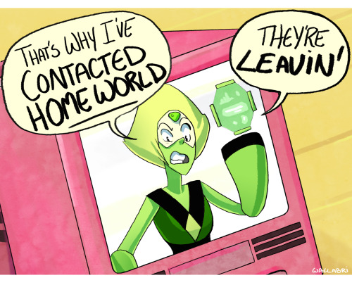 wallabri:  you ever have an idea and then it just gets way out of hand??the lyric phrasing of the song might be a bit off but if you squish the ‘to’s it should work okay i think. in any case i love peridot, she’s awful and the best.