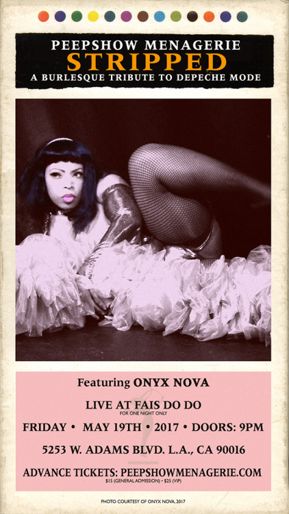 Performer Posters for Pinky Petite, Onyx Nova, and Saffron Lenoreperforming live on Friday, May 19th