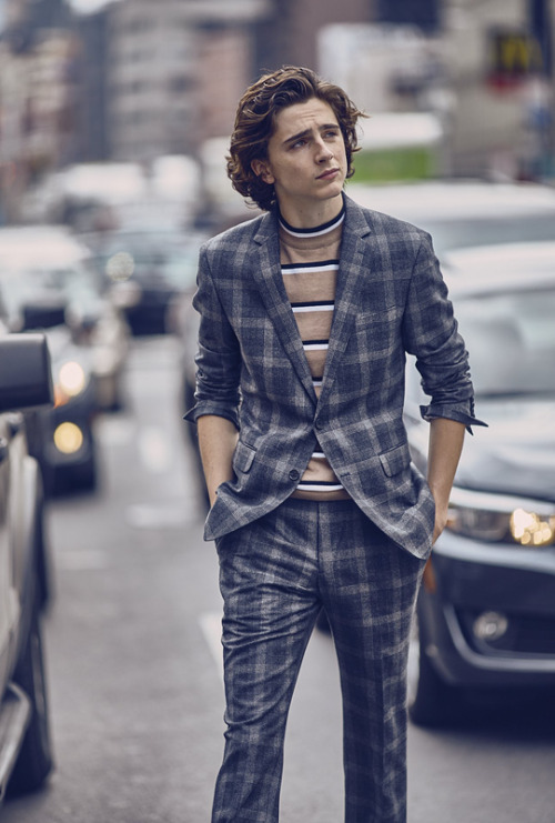  Timothee Chalamet  by Billy Kidd for GQ, 2017