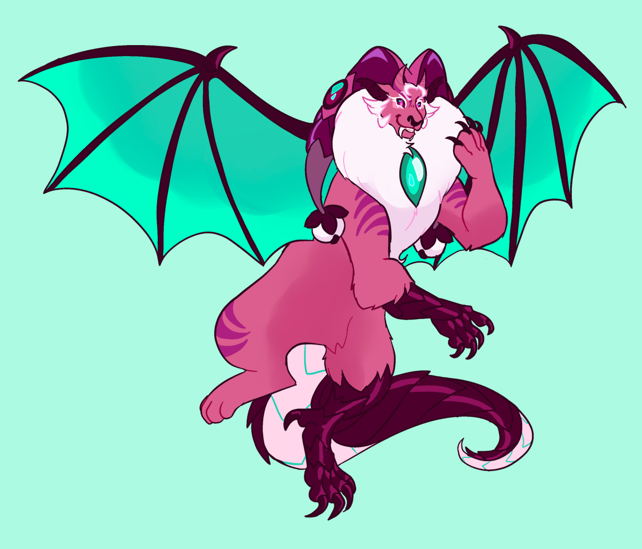 Commisions Open! — lychee manticore! part of my mlp au lol.